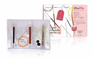 Knit Pro Набор съемных спиц "Comby Interchangeable Sampler Set II" 3 вида спиц