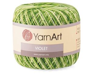 Пряжа YarnArt Violet Melange 100% мерсеризованный хлопок 50 гр. 282 м