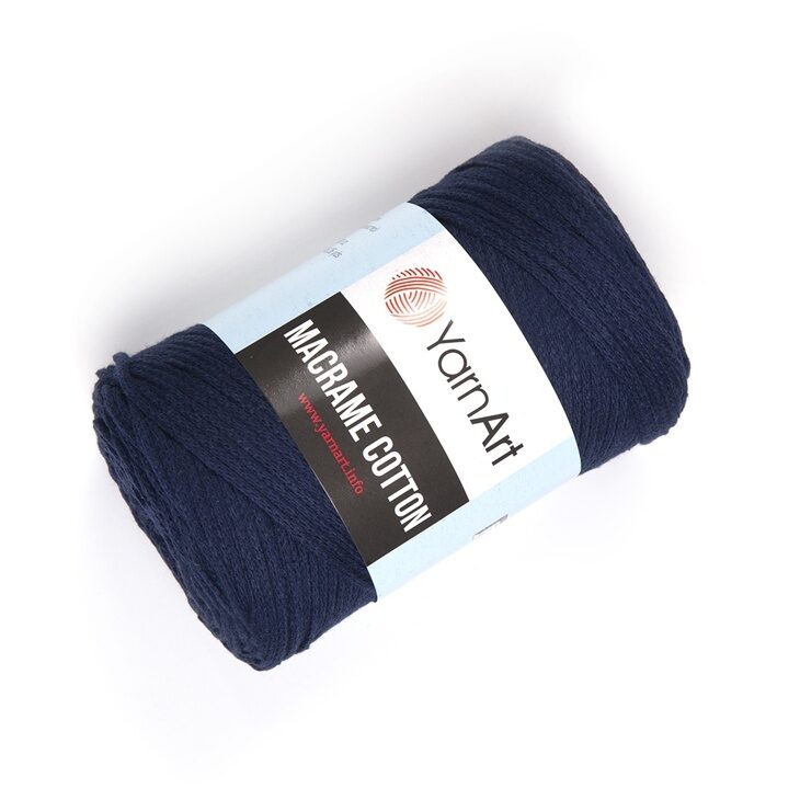 Пряжа YarnArt Macrame Cotton 784 т. синий